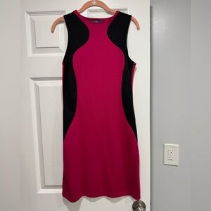 Chic Pink and Black Women's Dress